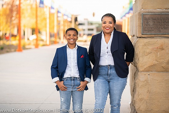 MOM AND SON